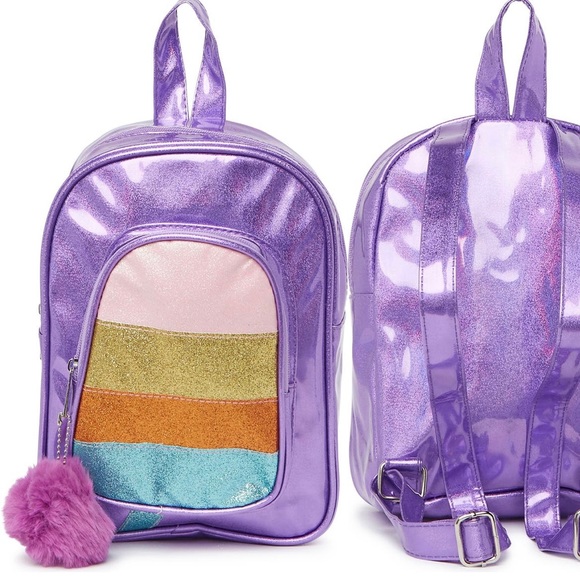👾🦄🌸⭐️🍭🍨🍦Olivia Miller Glitter Ice Cream Mini Backpack🍦🍨👾🦄🌸⭐️🍭 - Picture 2 of 4